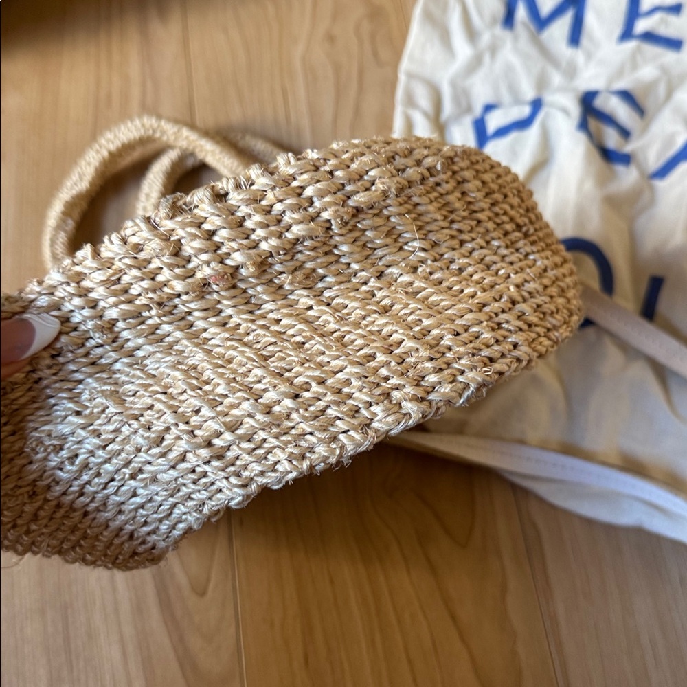 Clare V Natural Woven Tote Bag - Picture 3 of 4